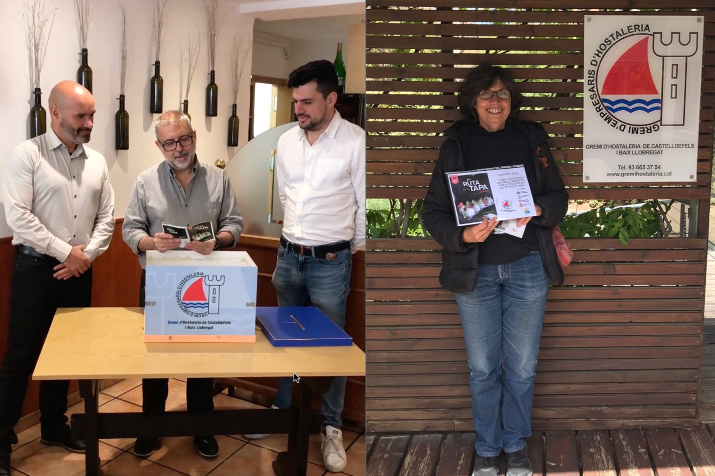 ¡Felicidades a la ganadora del Sorteo de la 17ª Ruta de la Tapa SOLIDARIA de Castelldefels!